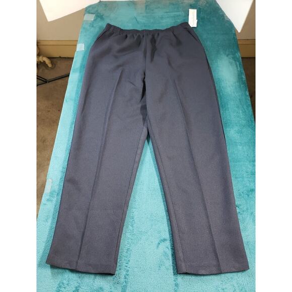 Jeno Newman Pants Jeans Sz 16 Womens Blue Pull on Elastic Waist Stretch NWT - Picture 2 of 12